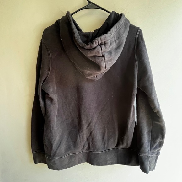 Adidas Pullover Hoodie Sweatshirt Trefoil Logo Black Comfy Casual - Picture 5 of 10